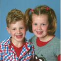 2012 Schoolfoto Isa en Youri