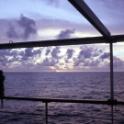 Zonsondergang op de Atlantische Oceaan